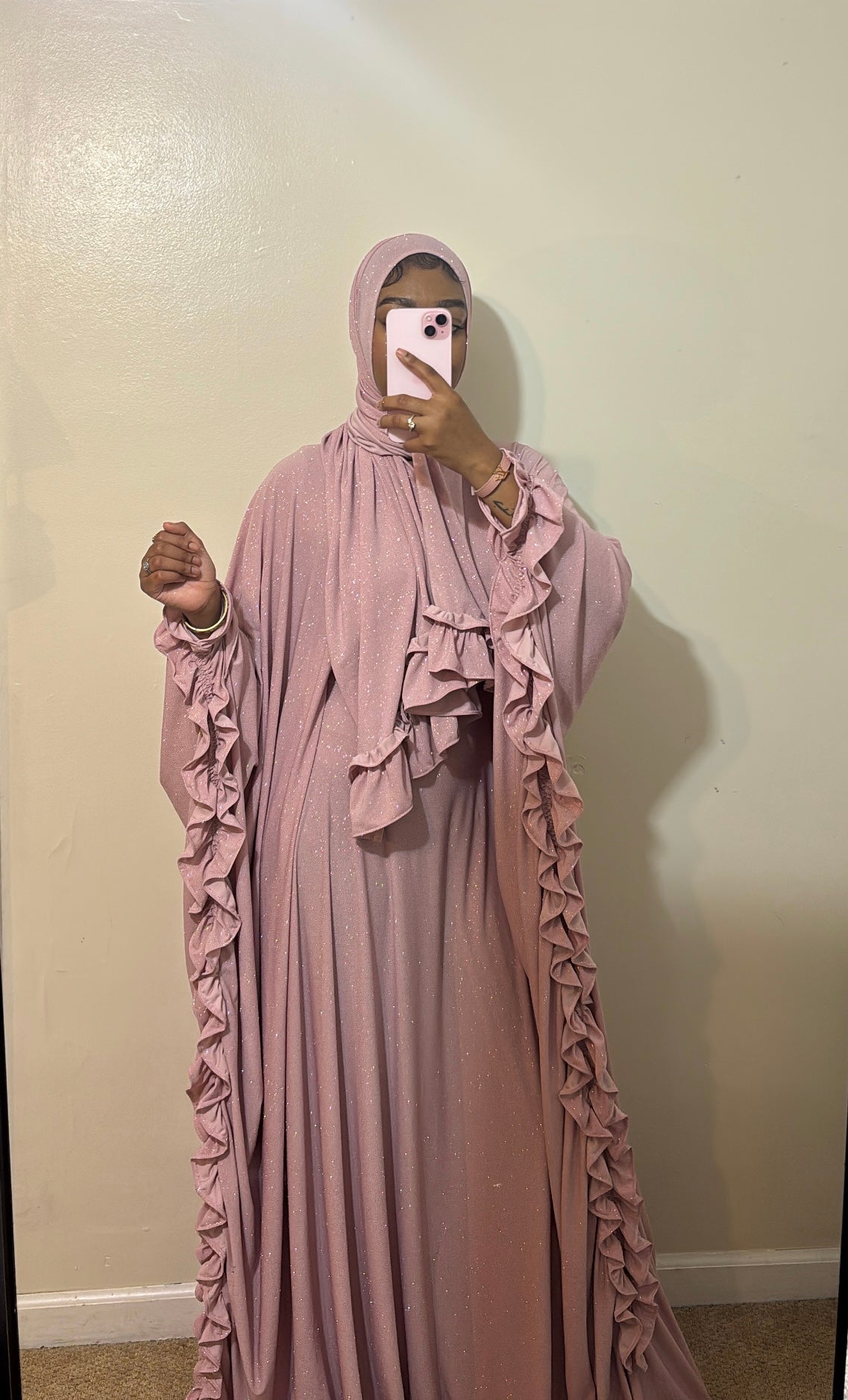 Glitter Yasmine Abaya